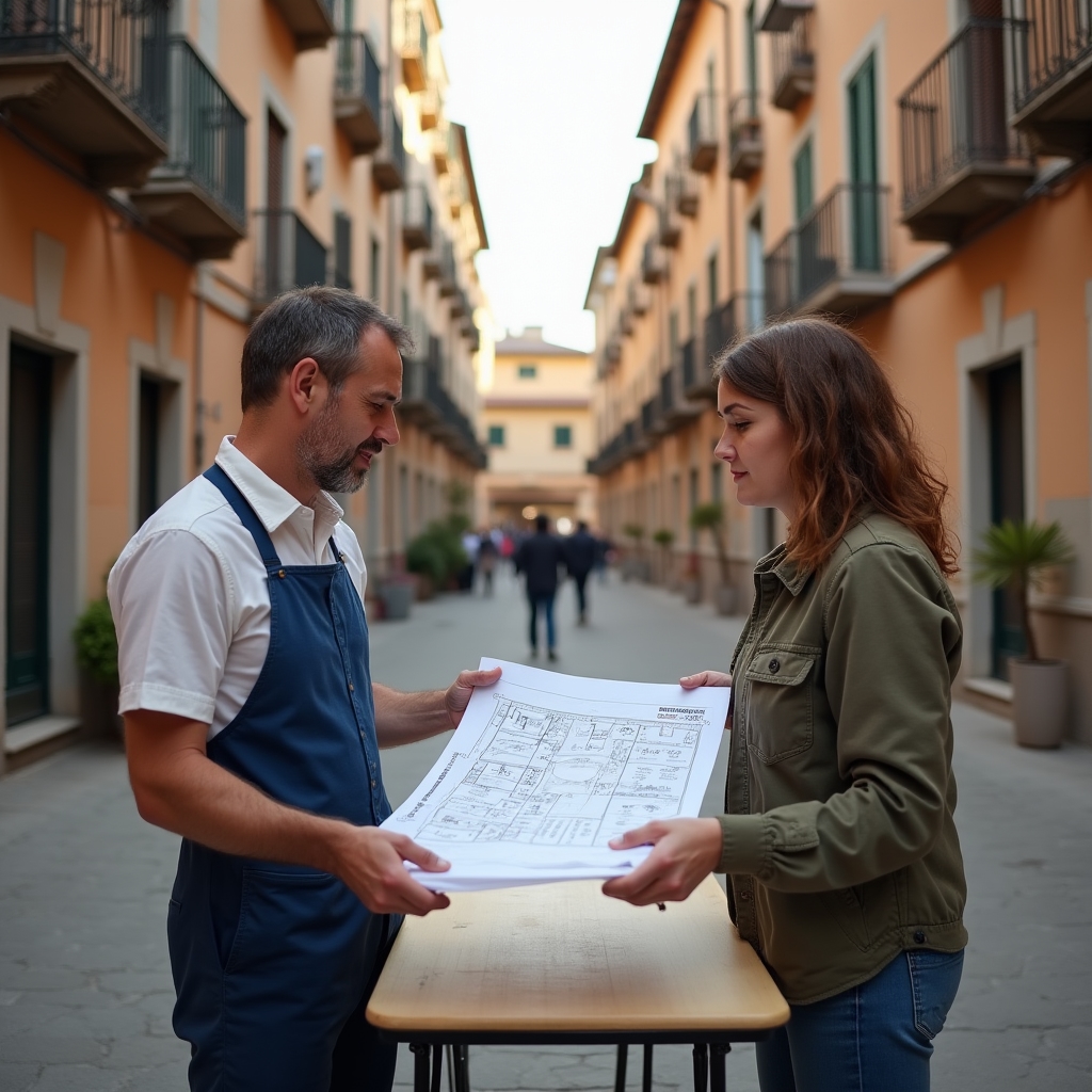 Evento di quartiere in un cortile condominiale a Torino